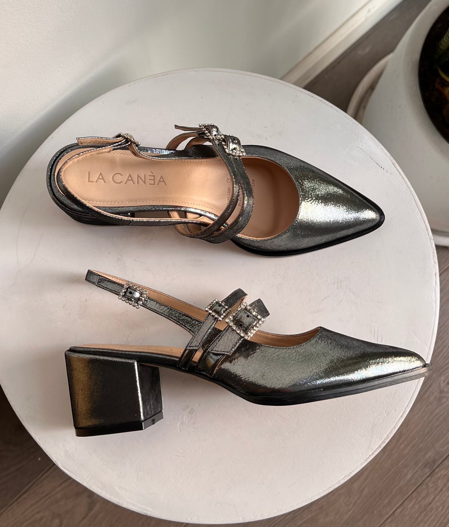 Denise Heels Silvery