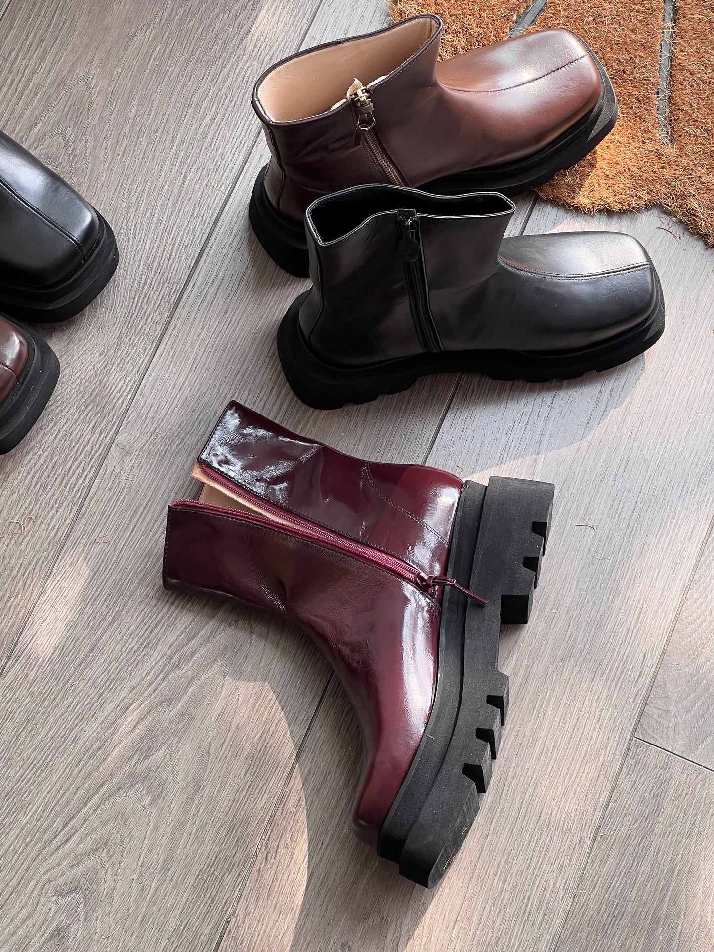 Nixon Boots Borgoña