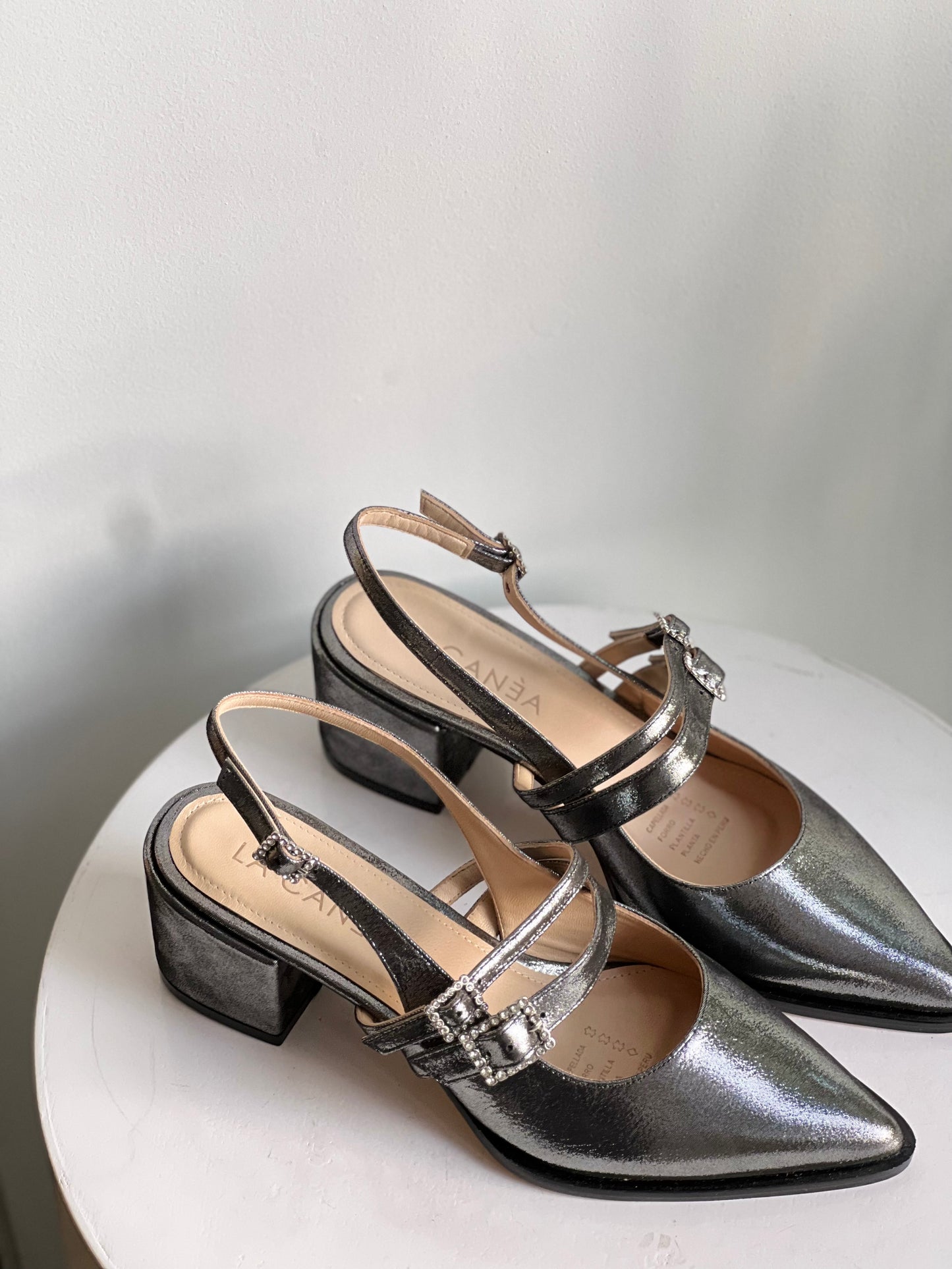 Denise Heels Silvery