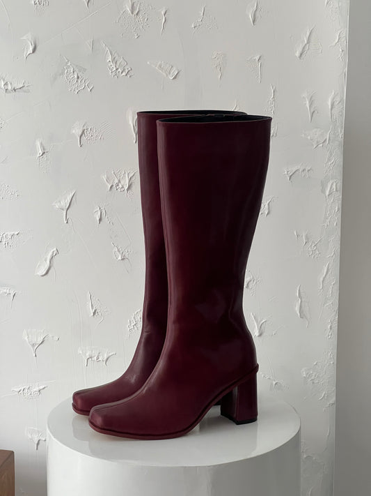 Clarck Boots Cherry Leather