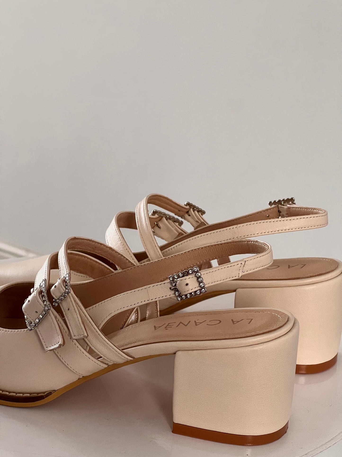 Denise Heels Off white