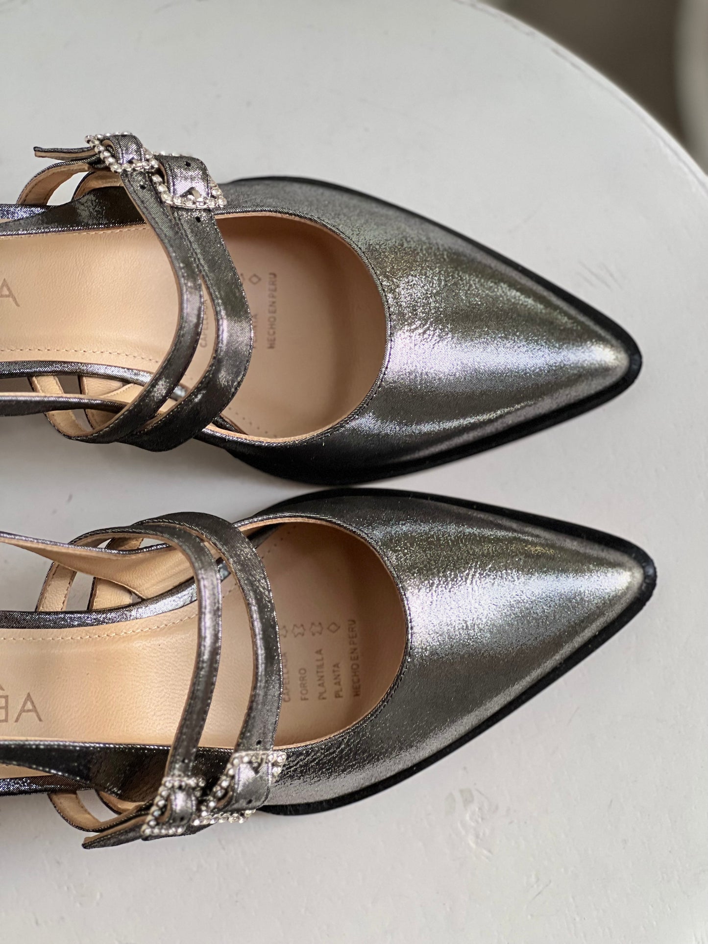 Denise Heels Silvery