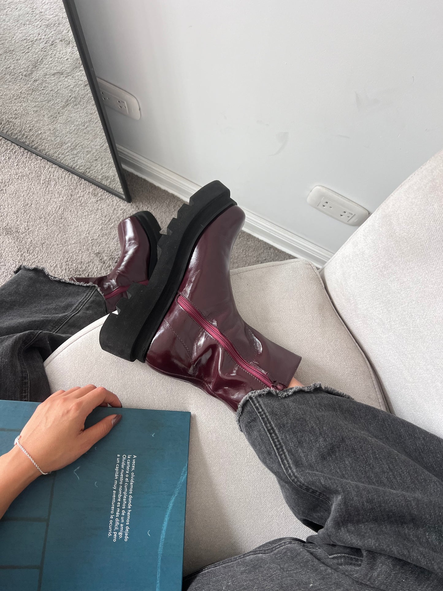 Nixon Boots Borgoña