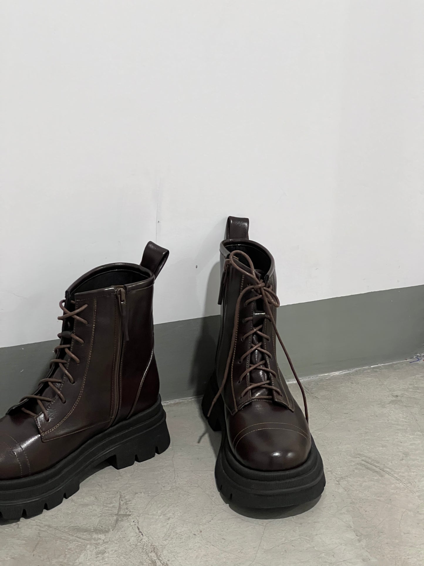 Combat Boots Harlow Chocolate