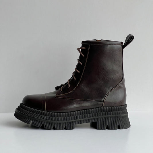 Combat Boots Harlow Chocolate