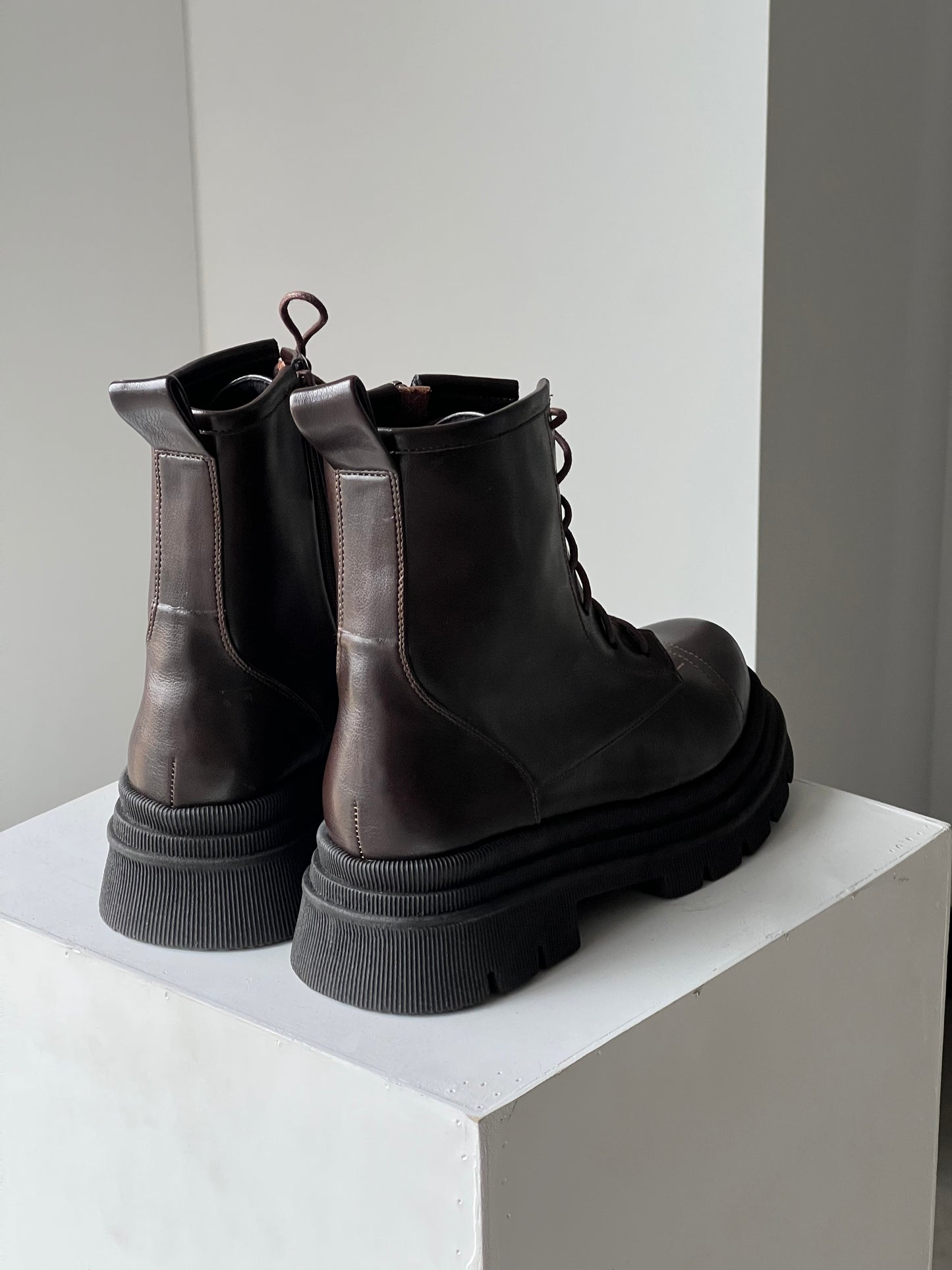 Combat Boots Harlow Chocolate