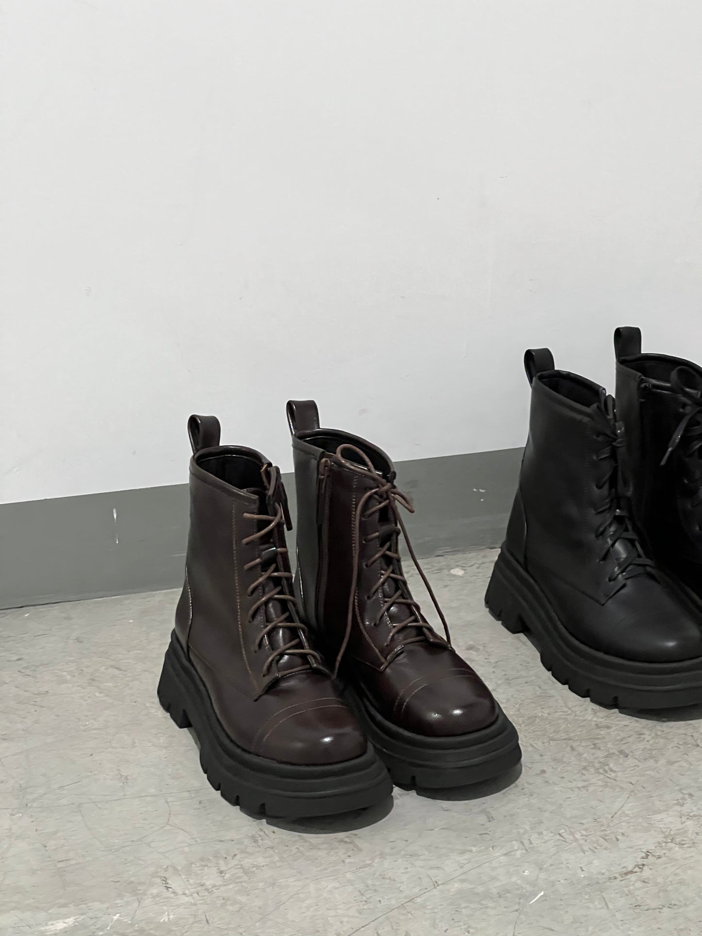 Combat Boots Harlow Chocolate
