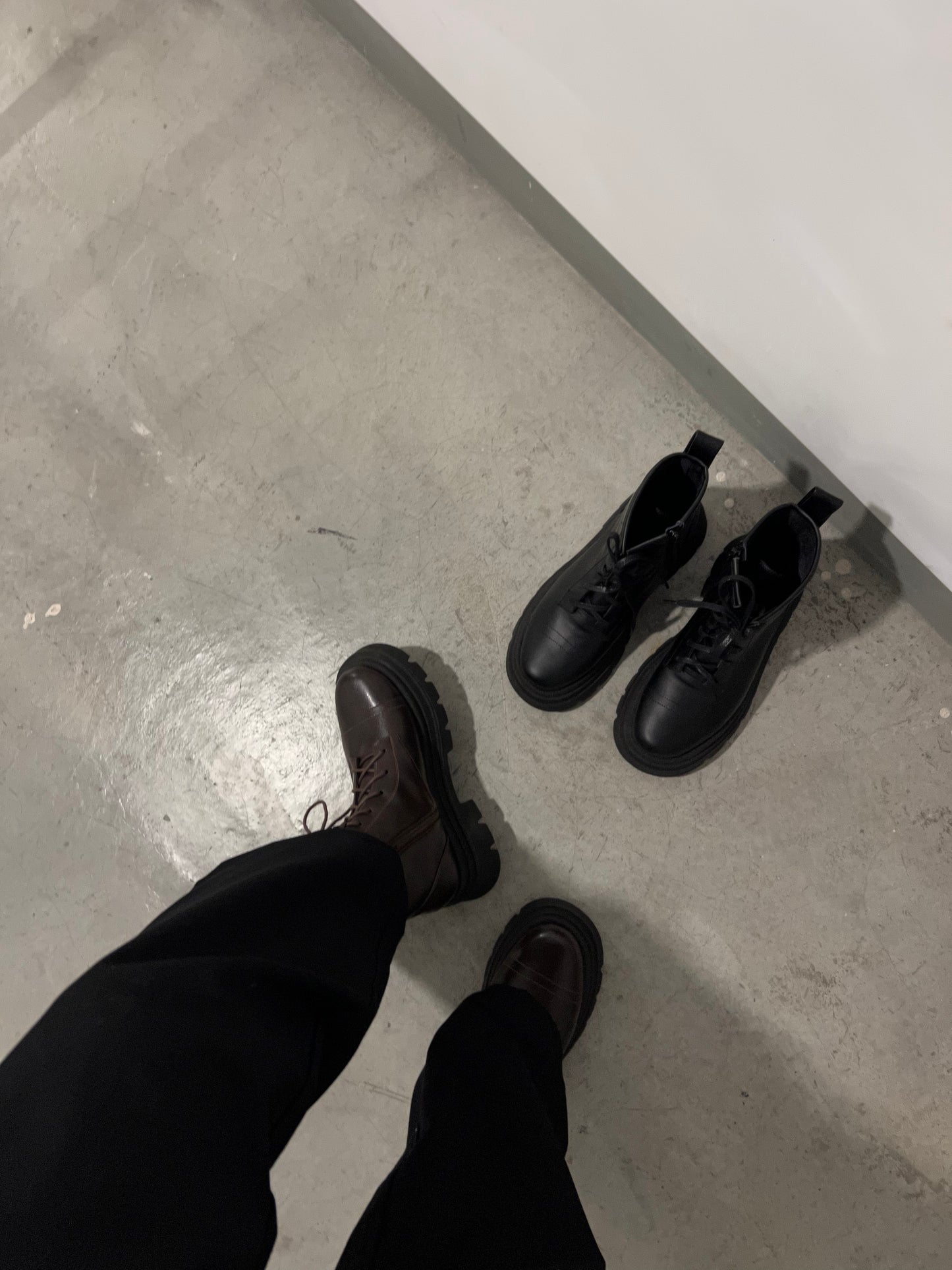 Combat Boots Harlow Chocolate
