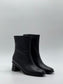 Mini Franck Black leather