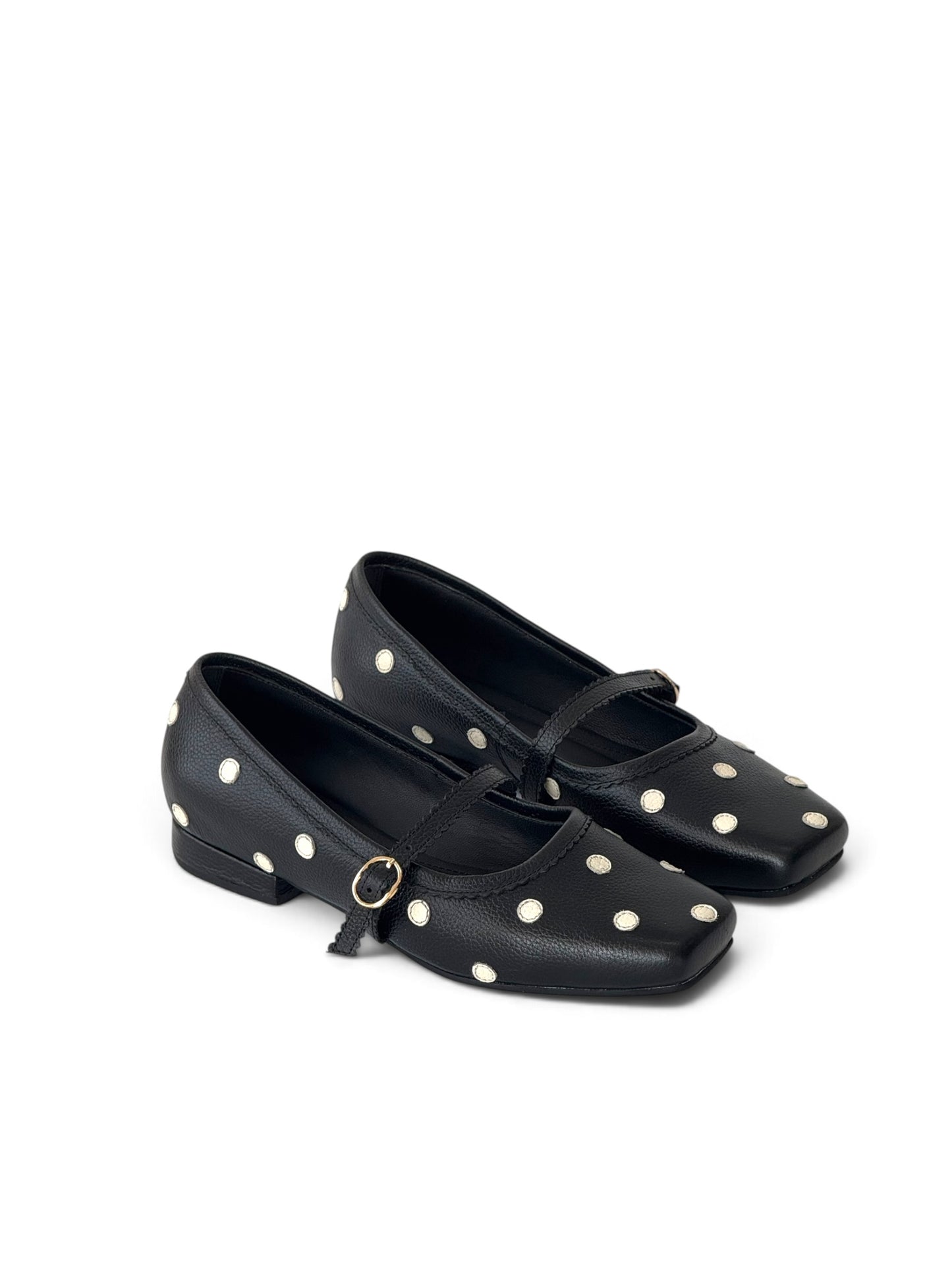 Ballet Flats Olivia Polka black