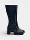 Jonak Total Black Leather