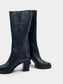 Jonak Total Black Leather
