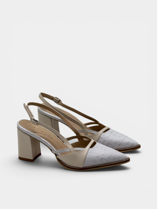 Lizzie Heels off white