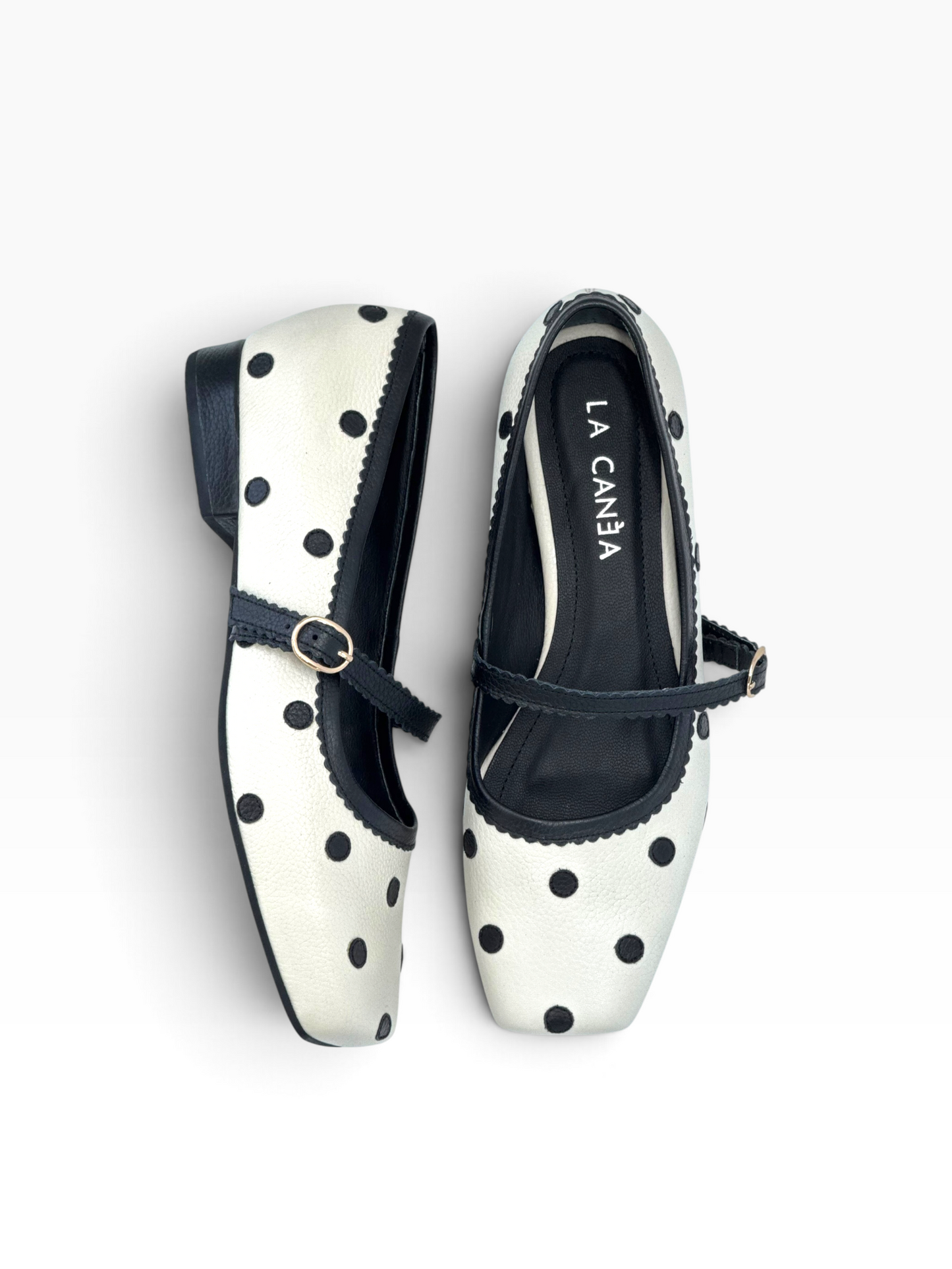 Ballet Flats Olivia Polka Cream