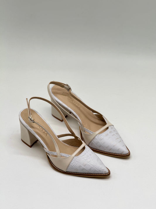 Lizzie Heels off white