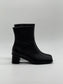 Mini Franck Black leather
