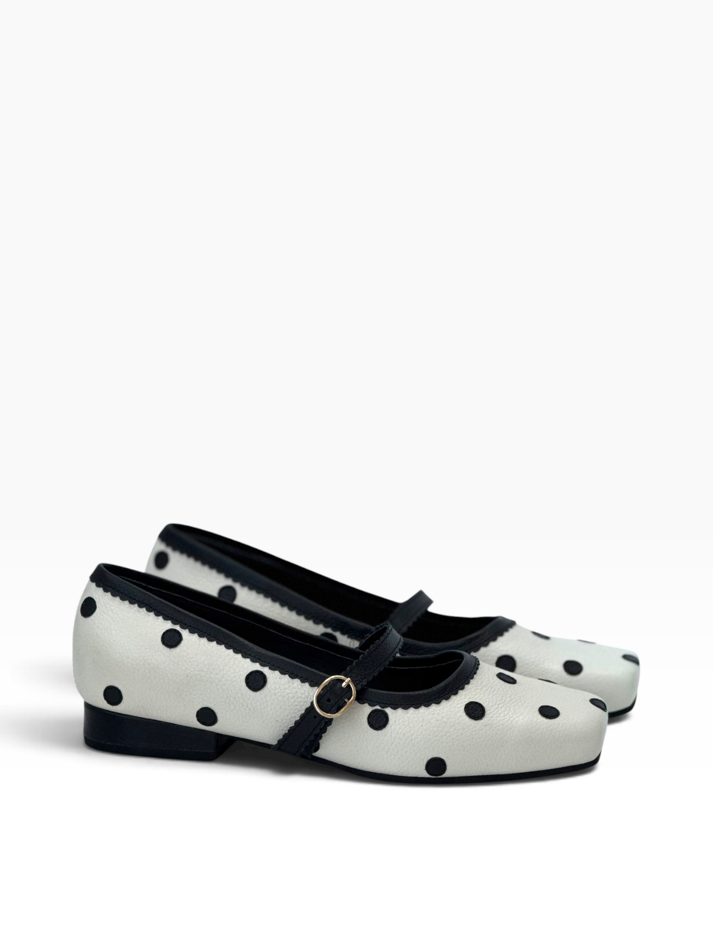 Ballet Flats Olivia Polka Cream