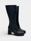 Jonak Total Black Leather