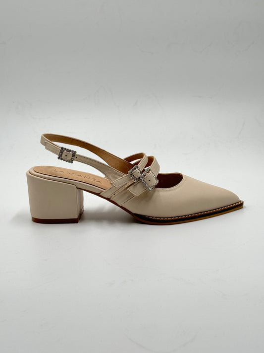 Denise Heels Off white